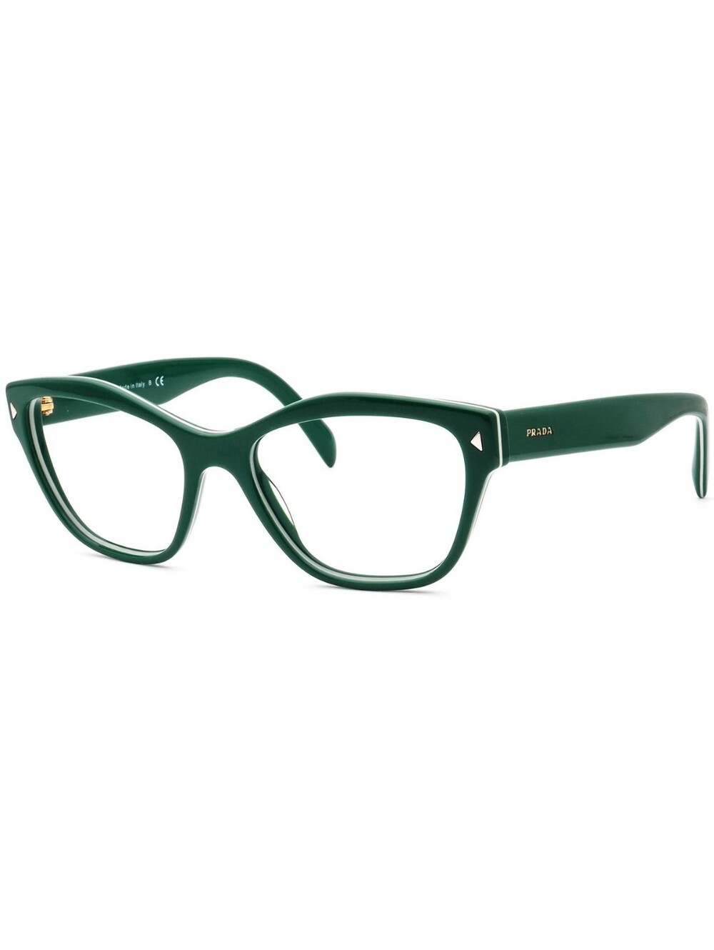 Prada full-rim optical eyeglass frame Polished Green VPR 27S UR1-1O1 53□17 140